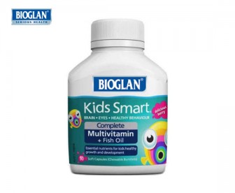 Bioglan 佳思敏 儿童聪明全效维生素+鱼油胶囊 50粒 Bioglan 佳思敏 儿童聪明全效维生素+鱼油胶囊 50粒